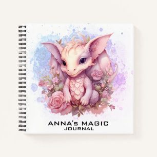 *~* Whimsical Law Attraction AP85 Baby Dragon Notizbuch