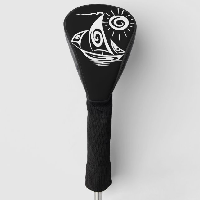 Whimsical Lazy Golf Headcover (Vorderseite)
