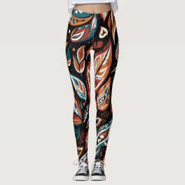 Whimsical Leaves Leggings
