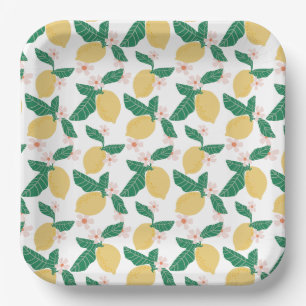 Whimsical Lemon Party Pappteller
