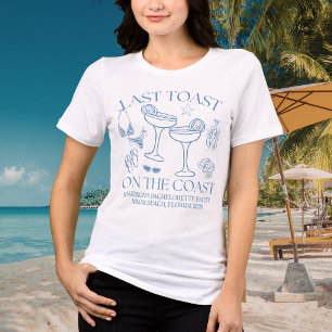 Whimsical letzten Toast an der Küste Tri-Blend Shirt