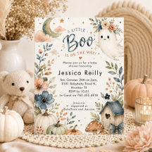 Whimsical Little Boo auf dem Weg Baby Shower