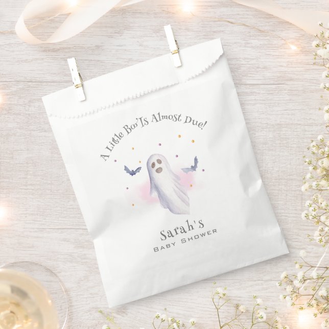 Whimsical Little Boo Halloween Baby Dusche Geschenktütchen (Ausgeschnitten)