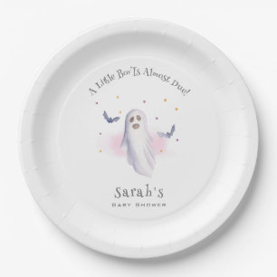 Whimsical Little Boo Halloween Baby Dusche Pappteller