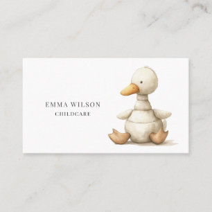 Whimsical Little Duckling Carte de visite de garde