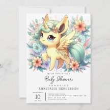 Whimsical Little Unicorn Baby Dusche