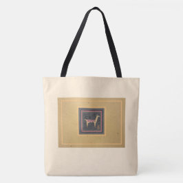 Whimsical Llama Sturdy Brushed Polyester Shoulder Tasche