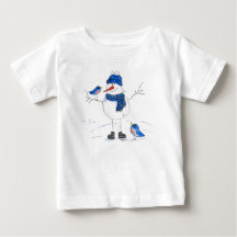 Whimsical Long Legged Snowman