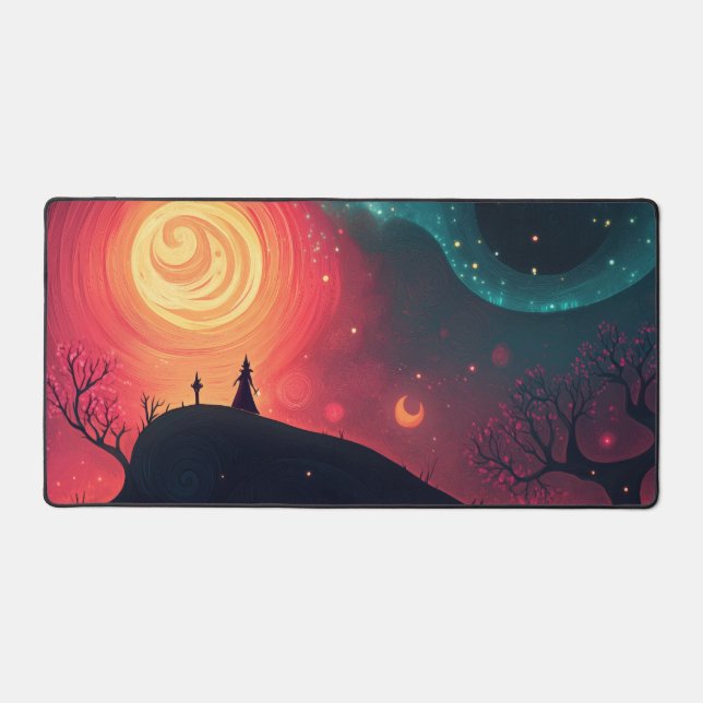 Whimsical Magic World Schreibtischunterlage (Vorderseite)