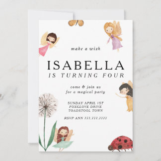 Whimsical Magical Fairy Birthday Einladung