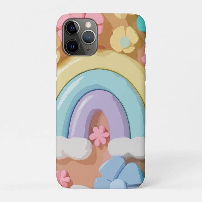 Whimsical Marshmallow Blooms - Lebhafter Fall für  Case-Mate iPhone Hülle (Rückseite)