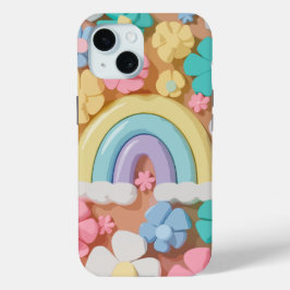 Whimsical Marshmallow Blooms - Lebhafter Fall für  Case-Mate iPhone Hülle