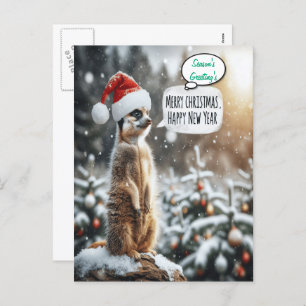 Whimsical Meerkat Weihnachten