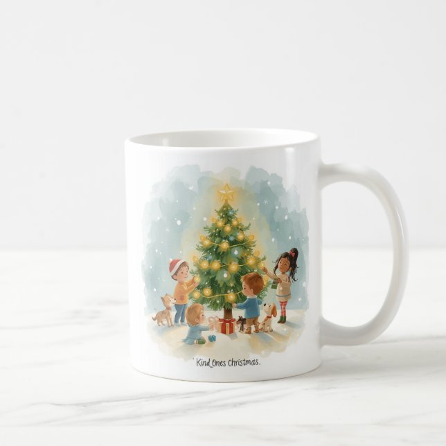 Whimsical Merry Christmas Mug – Kind_Ones Cozy  (Droite)