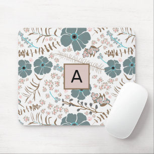 Whimsical Mix Aquamarin Graurosa Fliegend Personal Mousepad