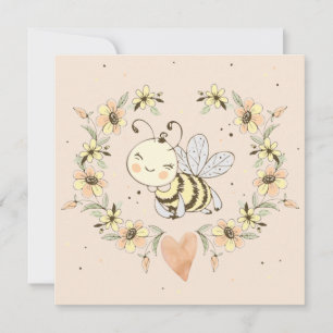 Whimsical Mommy To Bebe Baby shower Invitation