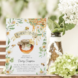 Whimsical Mommy-to-Bee Honey Baby Shower Einladung