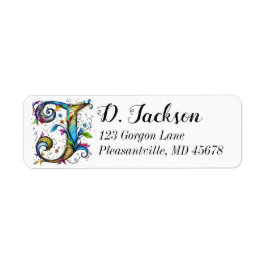 Whimsical Monogram J