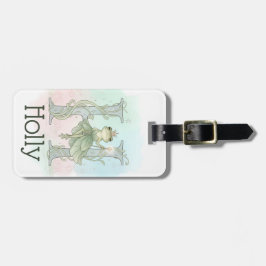 Whimsical Monogram Letter H Gepäckanhänger