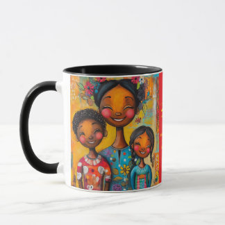 Whimsical Motherhood Tasse mit Inspiration Zitat