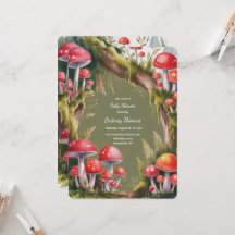 Whimsical Mushroom Baby Shower 