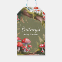 Whimsical Mushroom Baby Shower Thank You