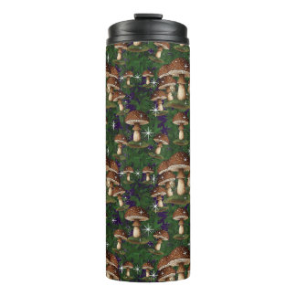 Whimsical Mushroom Forest - bezaubernde Natur Thermosbecher