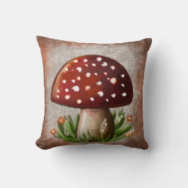 Whimsical Mushroom & Fungi Motif – Nature-Inspired Kissen