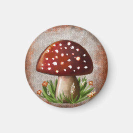 Whimsical Mushroom & Fungi Motif – Nature-Inspired Magnet