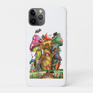 Whimsical Mushroom Village Fantasy Artwork Case-Mate iPhone Hülle