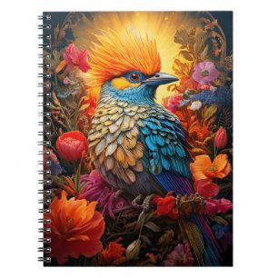 Whimsical Nature Blue Bird Nr. 2 Notizblock
