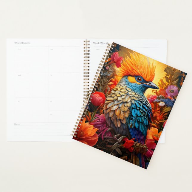 Whimsical Nature Blue Bird Nr. 2 Planer (Anzeige)