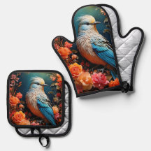 Whimsical Nature Blue Bird