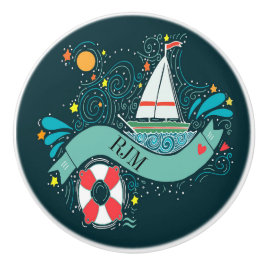 Whimsical Nautical Art Drawer Knobs Keramikknauf