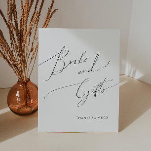 Whimsical Neutral Baby Duschbücher und Geschenke Sockelschild