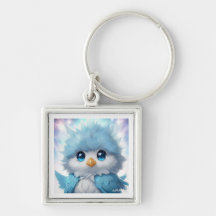 *~* Whimsical Niedlich Kawii Blue Bird AP54 Art