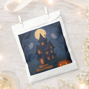 Whimsical Niedlich Spooky Spuk House Halloween- Geschenktütchen