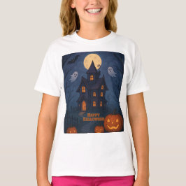 Whimsical Niedlich Spooky Spuk House | Halloween- T-Shirt