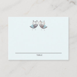 Whimsical Niedlich Wedding Owls Hochzeiten Platzka Platzkarte