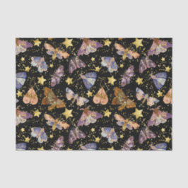 Whimsical Night Moth Butterfells Imitate Gold Star Seidenpapier