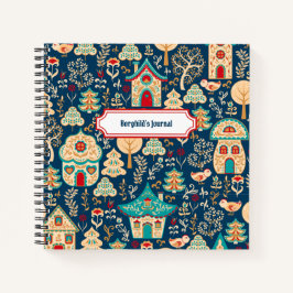 Whimsical Nordic Houses Notizbuch