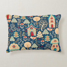 Whimsical Nordic Houses | skandinavisch Dekokissen