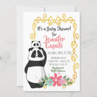 Whimsical Pandas Baby Dusche