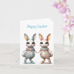 Whimsical Pastel Bunnies zum Herunterladen zu Oste Karte