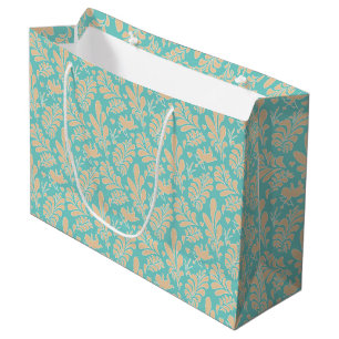 Whimsical Pastel Floral Valentine Große Geschenktüte