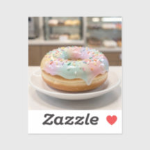 Whimsical Pastel Glasur Donut Glänzend  