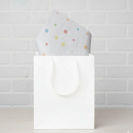 Whimsical Pastel Polka Dot Christmas Tree Seidenpapier