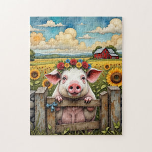 Whimsical Pig