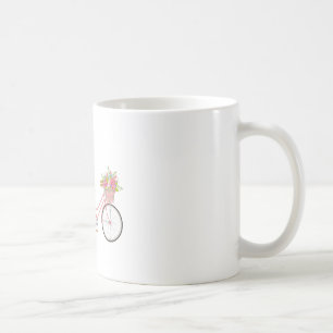 Whimsical Pink Bicycle Kaffeetasse
