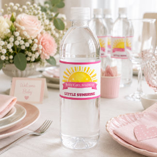 Whimsical Pink Gelbe Kleine Sonnenschein-Baby-Part